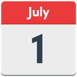 1 July Calendar