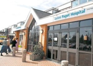 James Paget University Hospital building