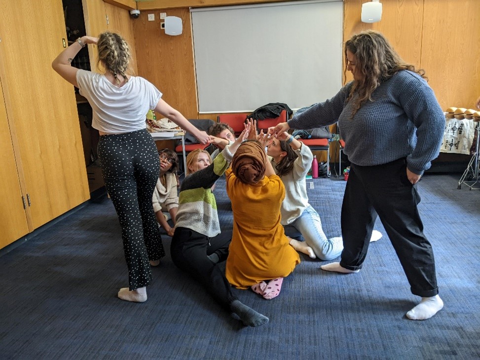 people in a drama class
